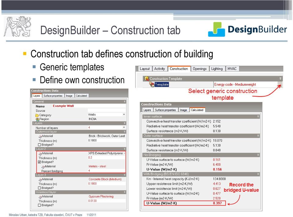 construction of building