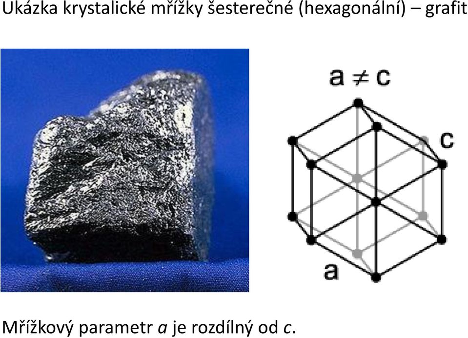 (hexagonální) grafit