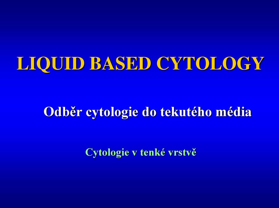 cytologie do