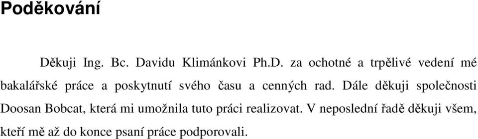 vidu Klimánkovi Ph.D.