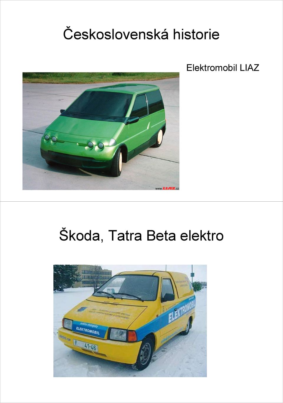 Elektromobil