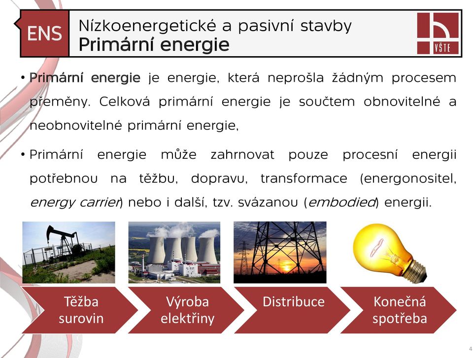 může zahrnovat pouze procesní energii potřebnou na těžbu, dopravu, transformace (energonositel,