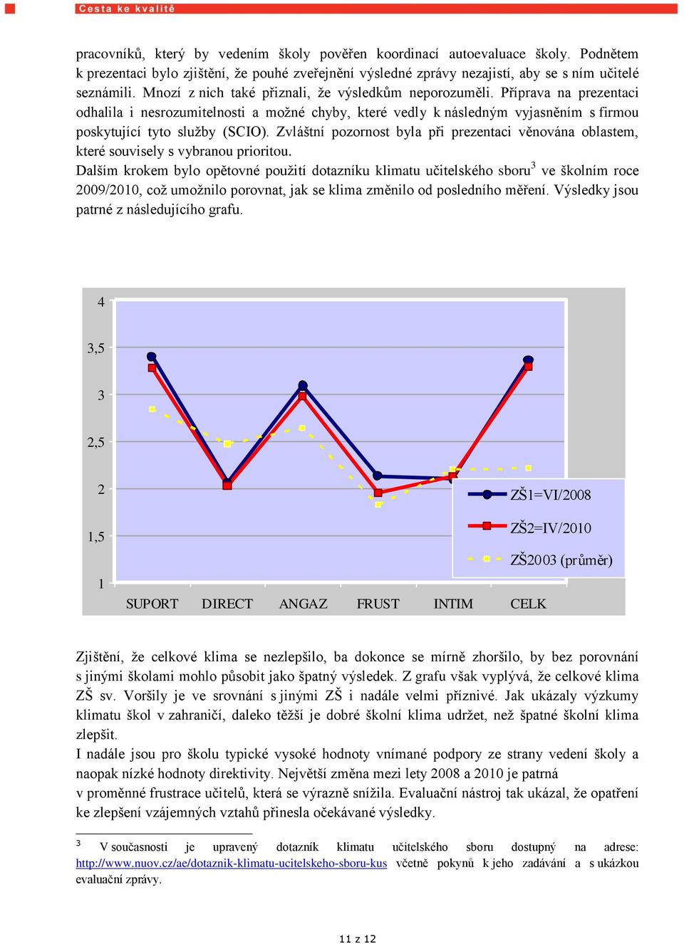 Zvláštní pozornost byla při prezentaci věnována oblastem, které souvisely s vybranou prioritou.