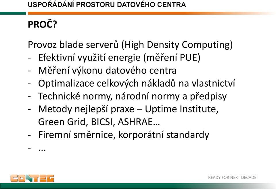 vlastnictví - Technické normy, národní normy a předpisy - Metody nejlepší praxe