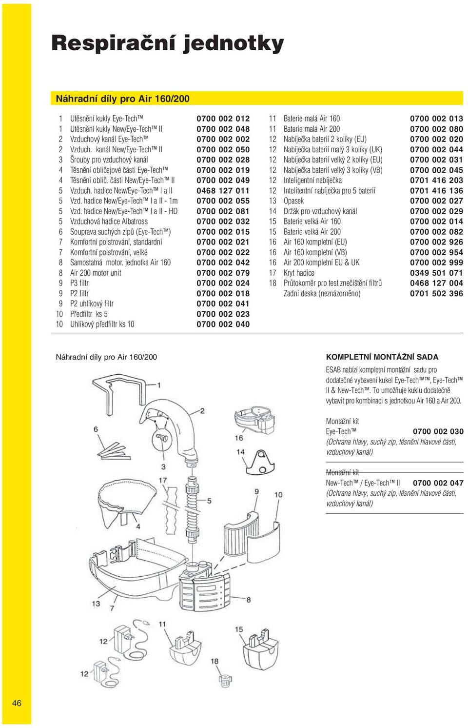 hadice New/Eye-Tech I a II 0468 127 011 5 Vzd. hadice New/Eye-Tech I a II - 1m 0700 002 055 5 Vzd.