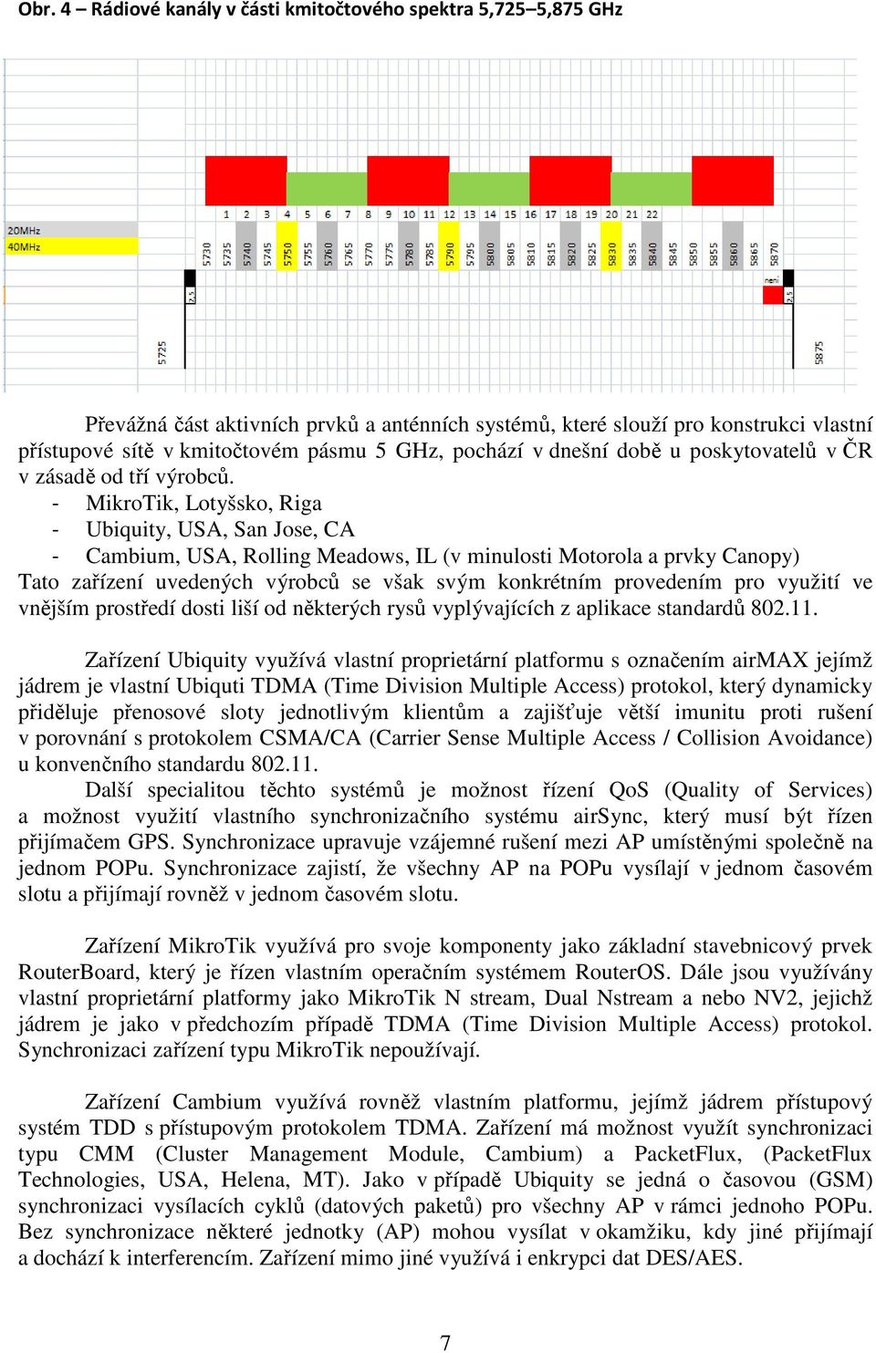 - MikroTik, Lotyšsko, Riga - Ubiquity, USA, San Jose, CA - Cambium, USA, Rolling Meadows, IL (v minulosti Motorola a prvky Canopy) Tato zařízení uvedených výrobců se však svým konkrétním provedením