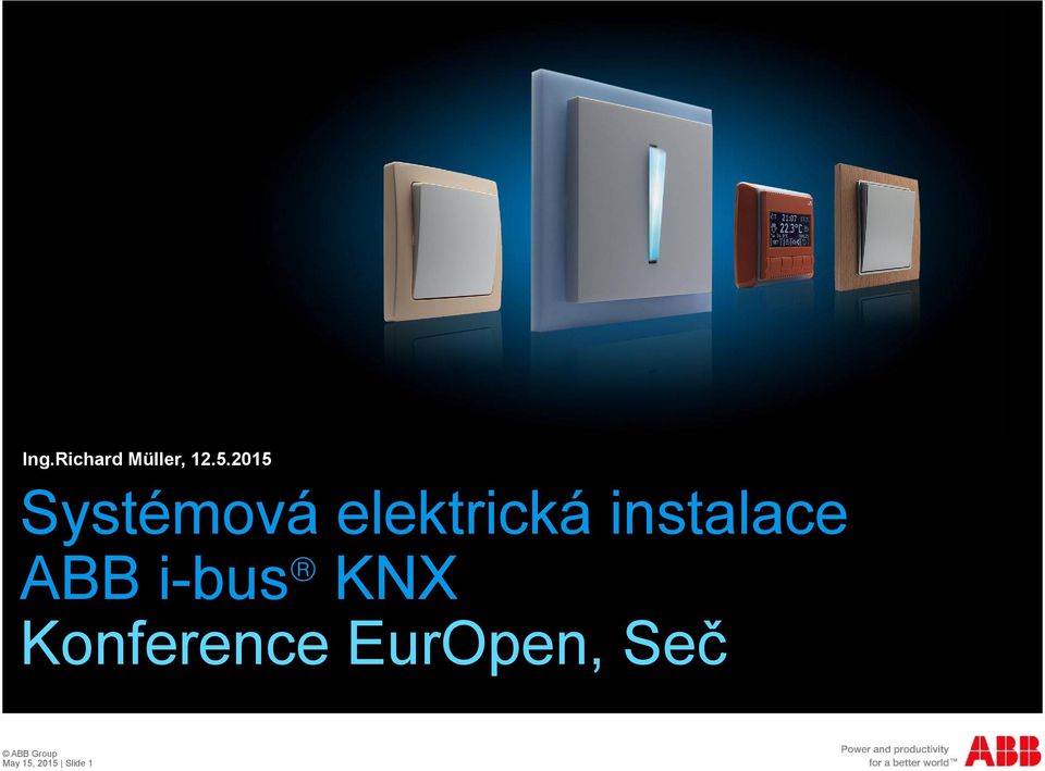 instalace ABB i-bus KNX