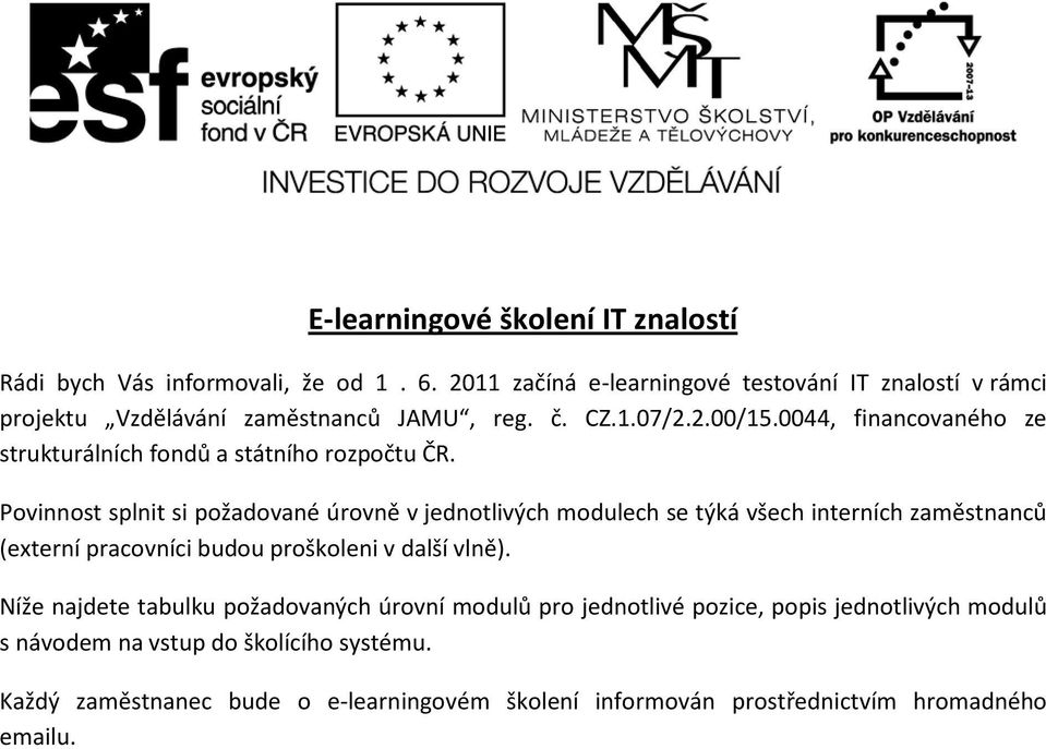 0044, financovaného ze strukturálních fondů a státního rozpočtu ČR.