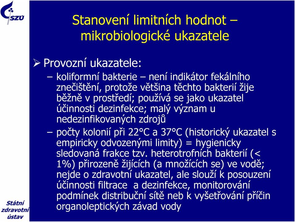 (historický ukazatel s empiricky odvozenými limity) = hygienicky sledovaná frakce tzv.