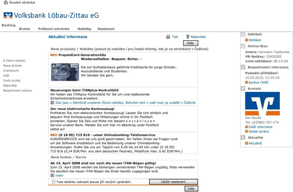 Der neue elektronische Kontoauszug! Profitieren Sie vom elektronischen Kontoauszug! Lassen Sie sich einfach und bequem Ihre Kontoauszüge und Mitteilungen online in Ihr Postfach einstellen.