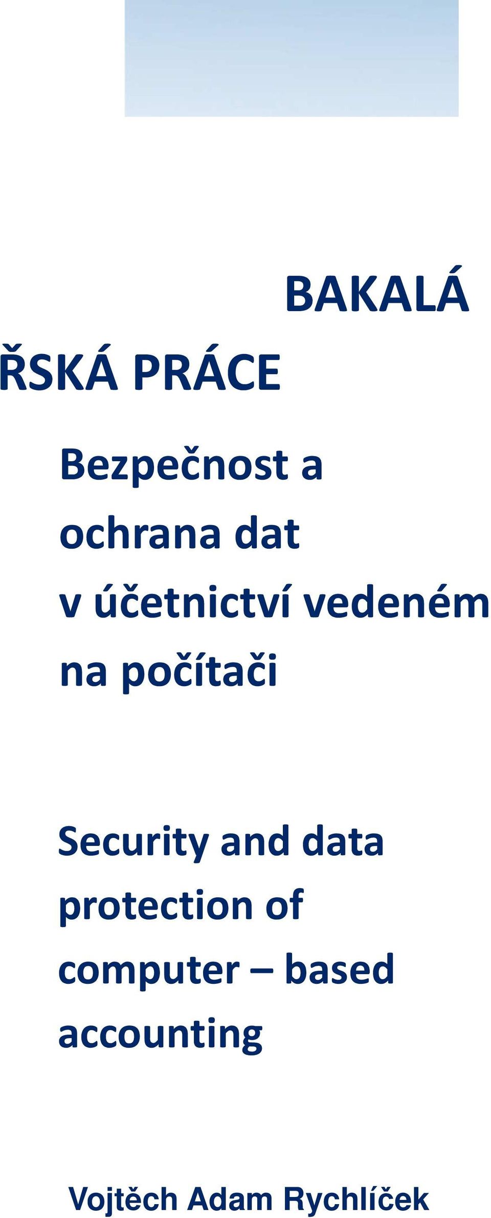 Security and data protection of