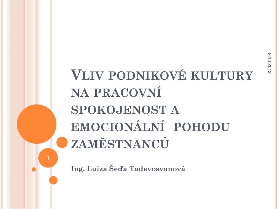 EMOCIONÁLNÍ POHODU