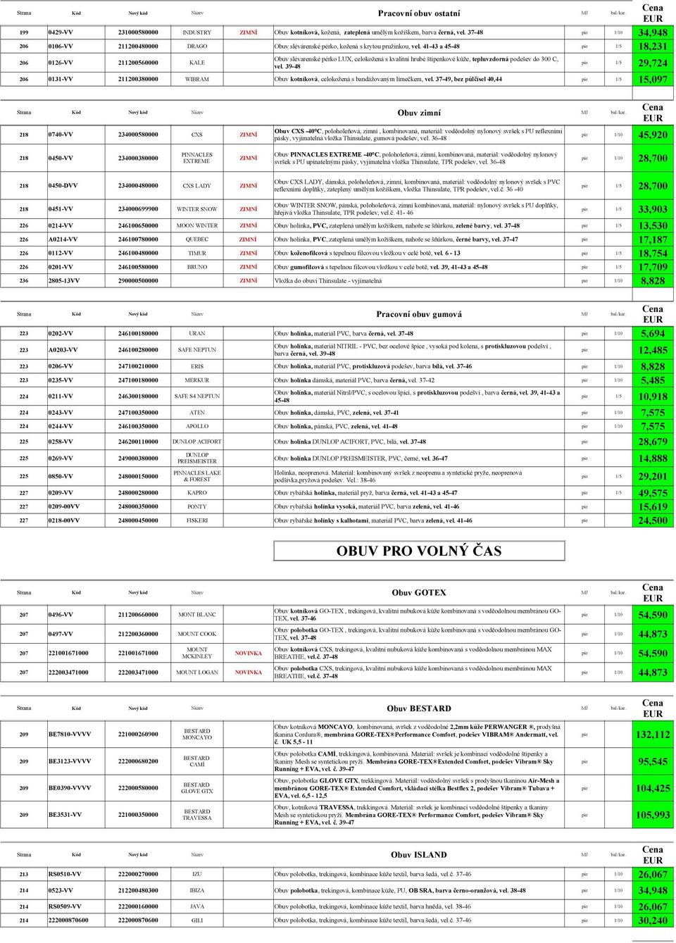 41-43 a 45-48 1/5 18,231 Obuv slévarenské pérko LUX, celokožená s kvalitní hrubé štípenkové kůže, tepluvzdorná podešev do 300 C, vel.