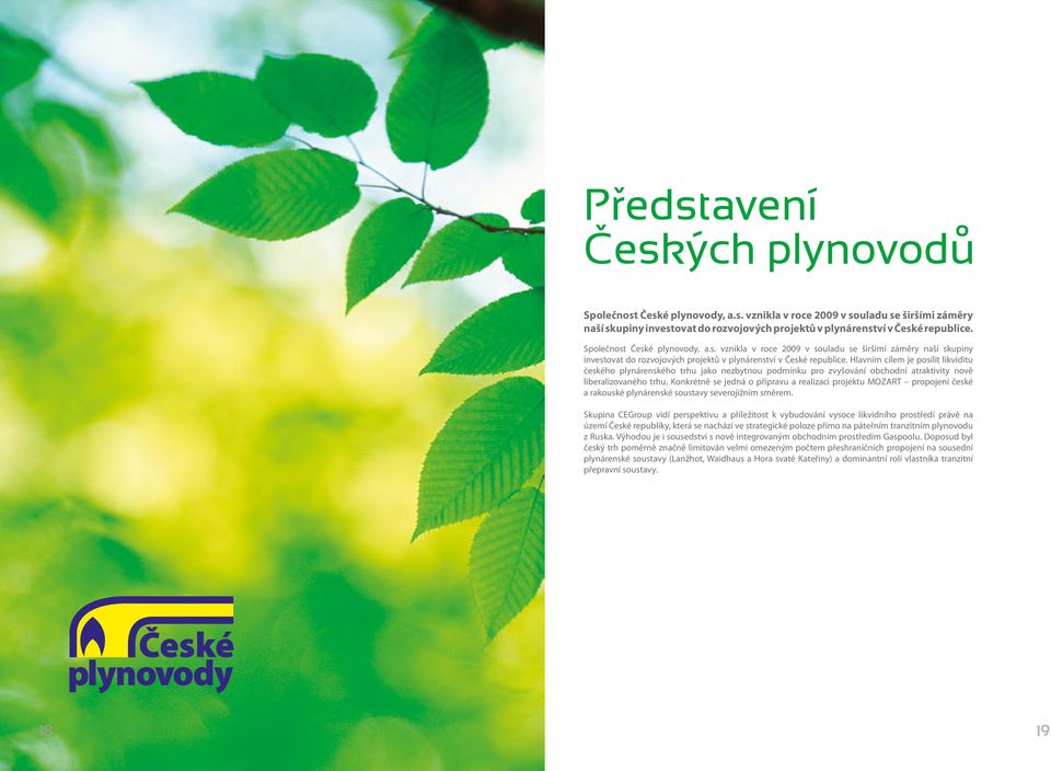 Hlavním ílem je posílit likviditu českého plynárenského trhu jako nezbytnou podmínku pro zvyšování obhodní atraktivity nově liberalizovaného trhu.