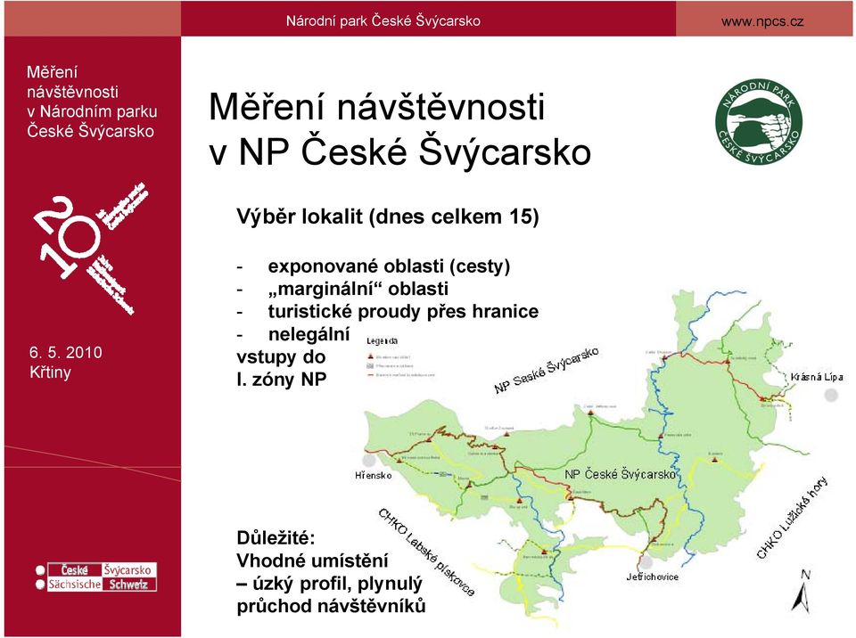 turistické proudy přes hranice - nelegální vstupy do I.