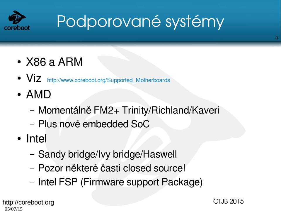 Trinity/Richland/Kaveri Plus nové embedded SoC Intel Sandy