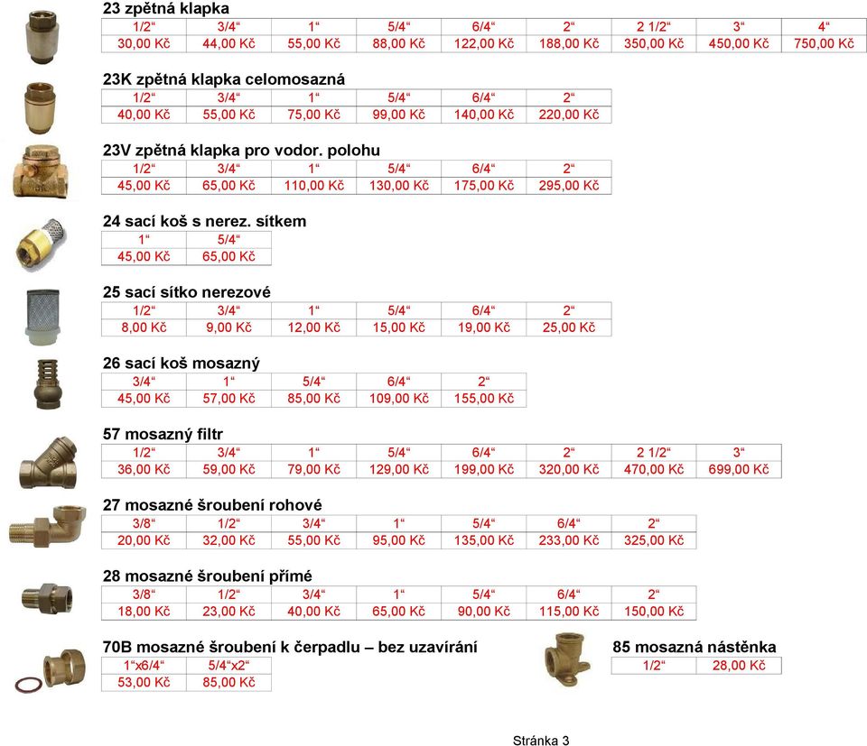 vodor. polohu 65,00 Kč 110,00 Kč 24 sací koš s nerez.