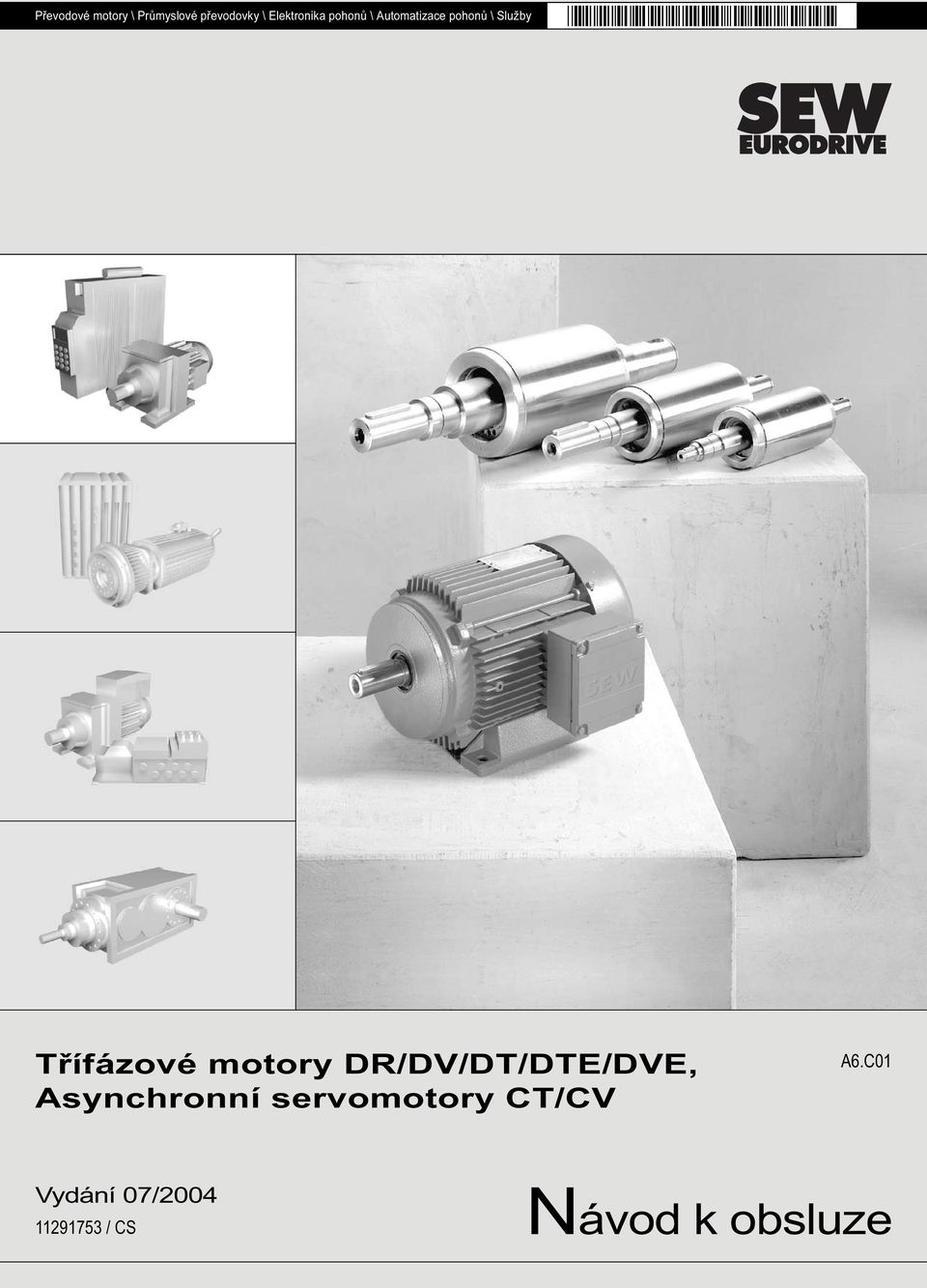 Třífázové motory DR/DV/DT/DTE/DVE, Asynchronní