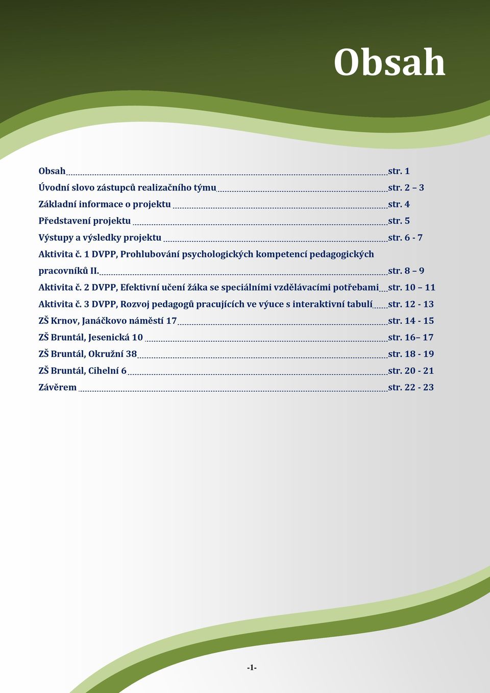 2 DVPP, Efektivní učení žáka se speciálními vzdělávacími potřebami str. 10 11 Aktivita č.