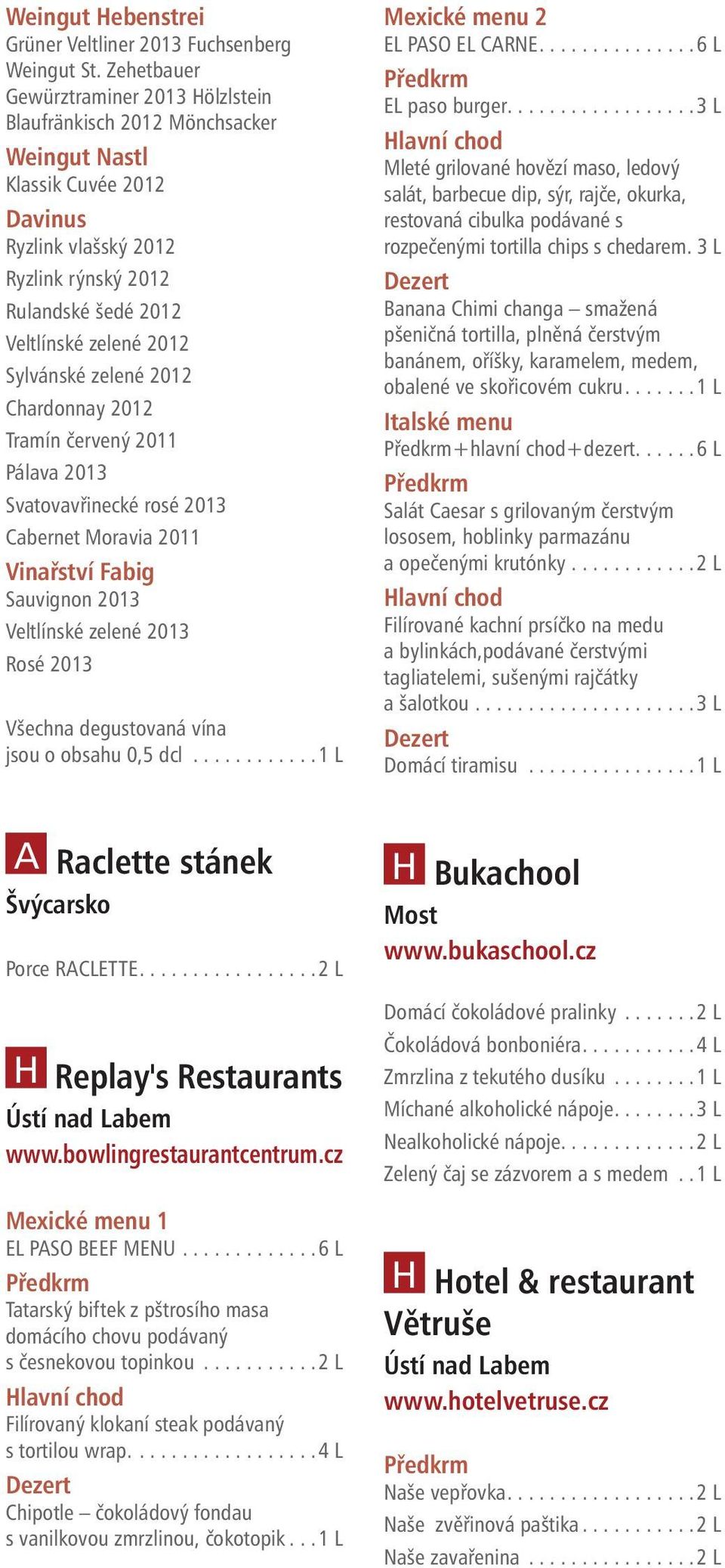 Sylvánské zelené 2012 Chardonnay 2012 Tramín červený 2011 Pálava 2013 Svatovavřinecké rosé 2013 Cabernet Moravia 2011 Vinařství Fabig Sauvignon 2013 Veltlínské zelené 2013 Rosé 2013 Všechna