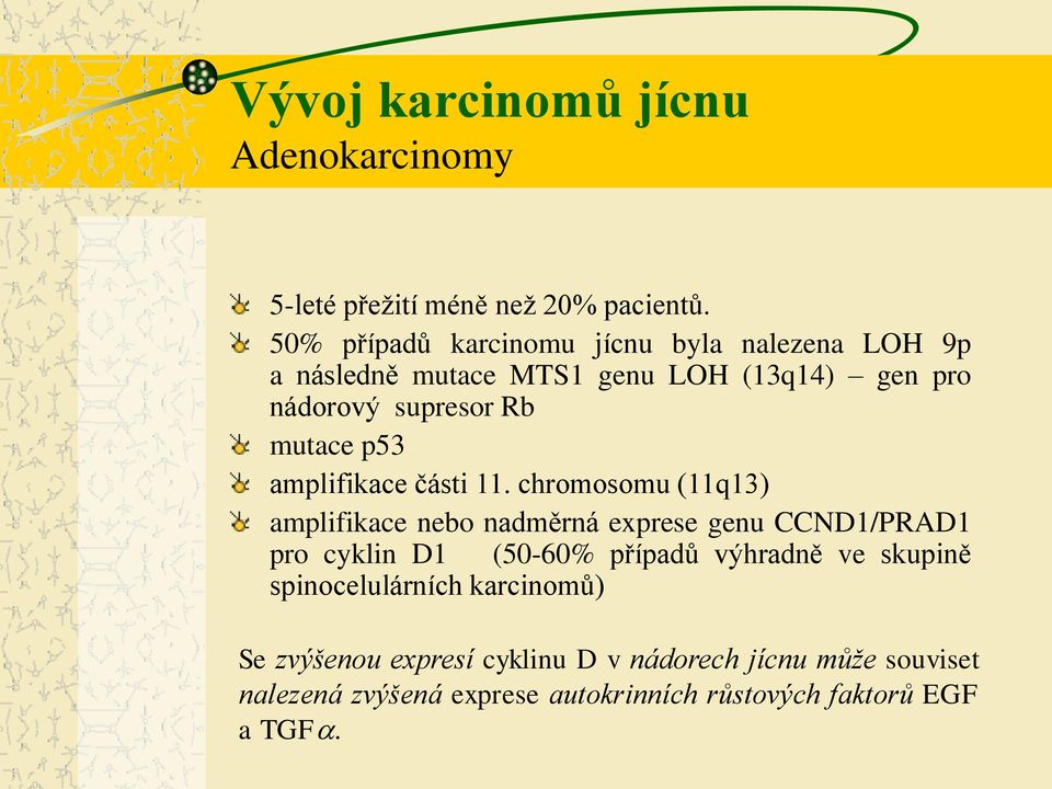 p53 amplifikace části 11.