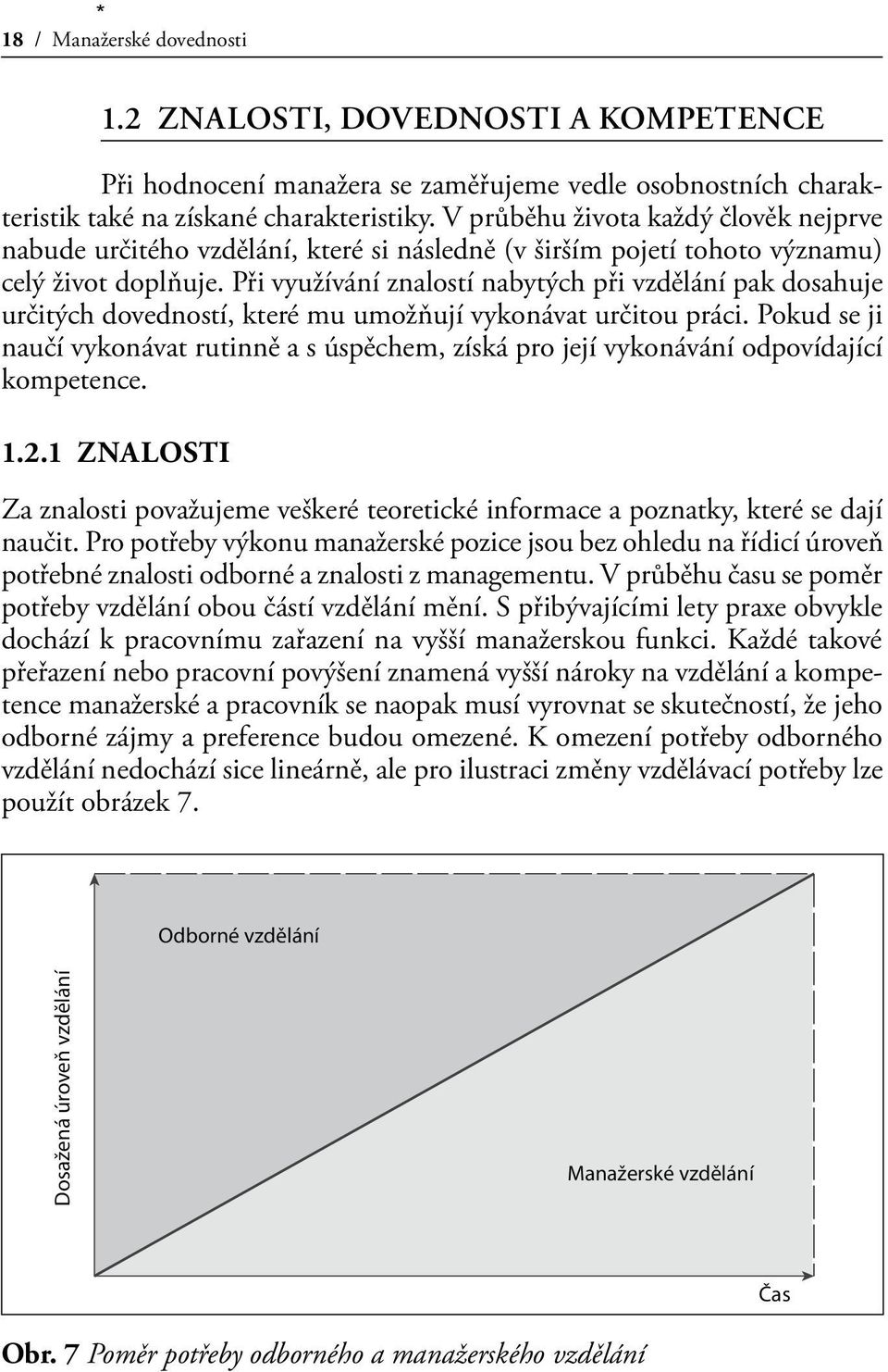 Při využívání znalostí nabytých při vzdělání pak dosahuje určitých dovedností, které mu umožňují vykonávat určitou práci.