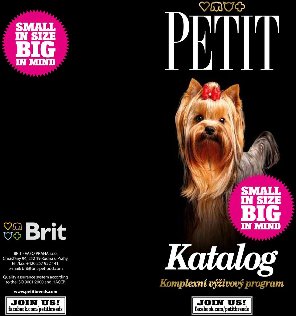 /fax: +420 257 952 141, e-mail: brit@brit-petfood.