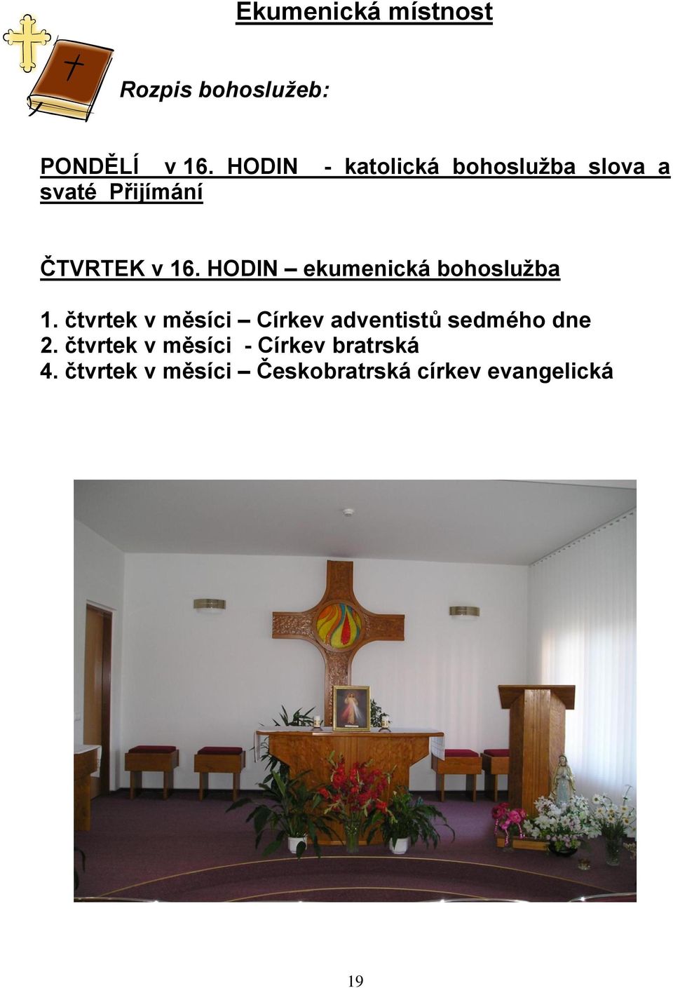 HODIN ekumenická bohoslužba 1.