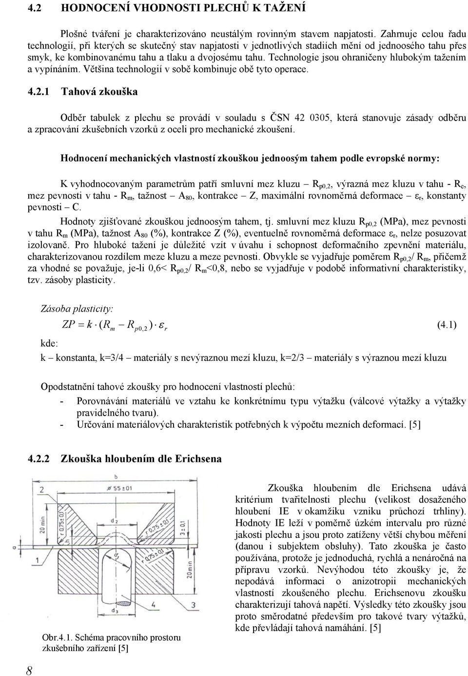 Technologie jsou ohraničeny hlubokým tažením a vypínáním. Většina technologií v sobě kombinuje obě tyto operace. 4.2.