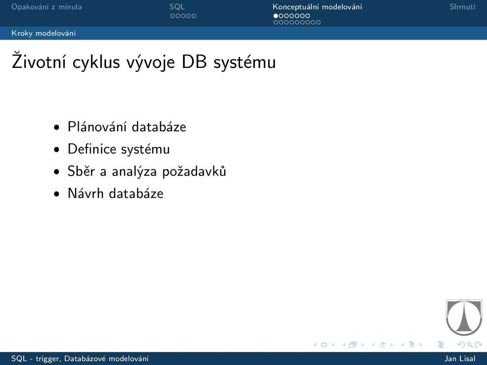 databáze ˆ Definice systému ˆ