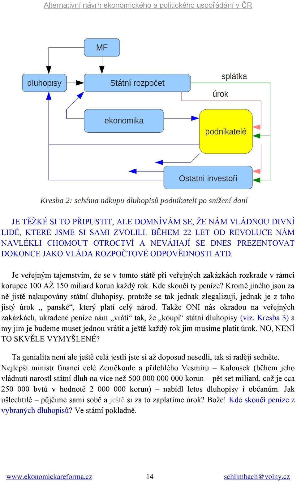 Je veřejným tajemstvím, že se v tomto státě při veřejných zakázkách rozkrade v rámci korupce 100 AŽ 150 miliard korun každý rok. Kde skončí ty peníze?