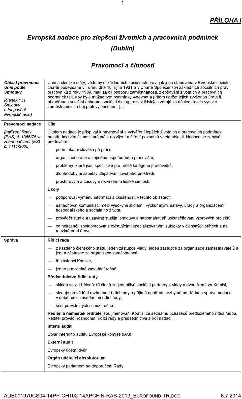 1111/2005) Správa Unie a členské státy, vědomy si základních sociálních práv, jak jsou stanovena v Evropské sociální chartě podepsané v Turínu dne 18.