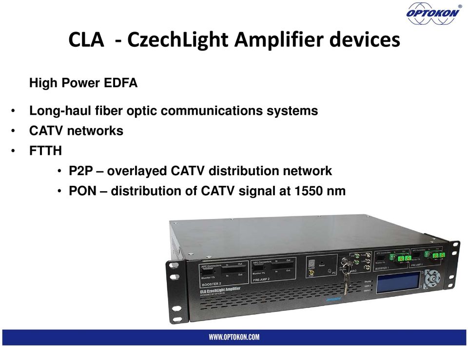 CATV networks FTTH P2P overlayed CATV