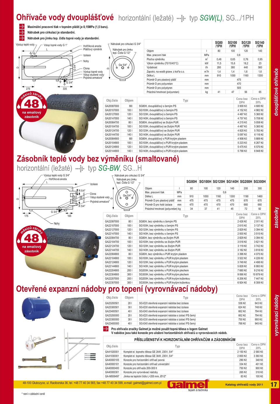 Výstup teplé vody Vstup topné vody G 1 48 Výstup teplé vody G /4" G /4" Nohy 5 G /4" 165 Gw 6/4" (00-00l) R 5/4" 80 00 (00-00l) R 5/4" Plášťový výměník Izolace Nohy Clona Výstup topné vody Pojistná