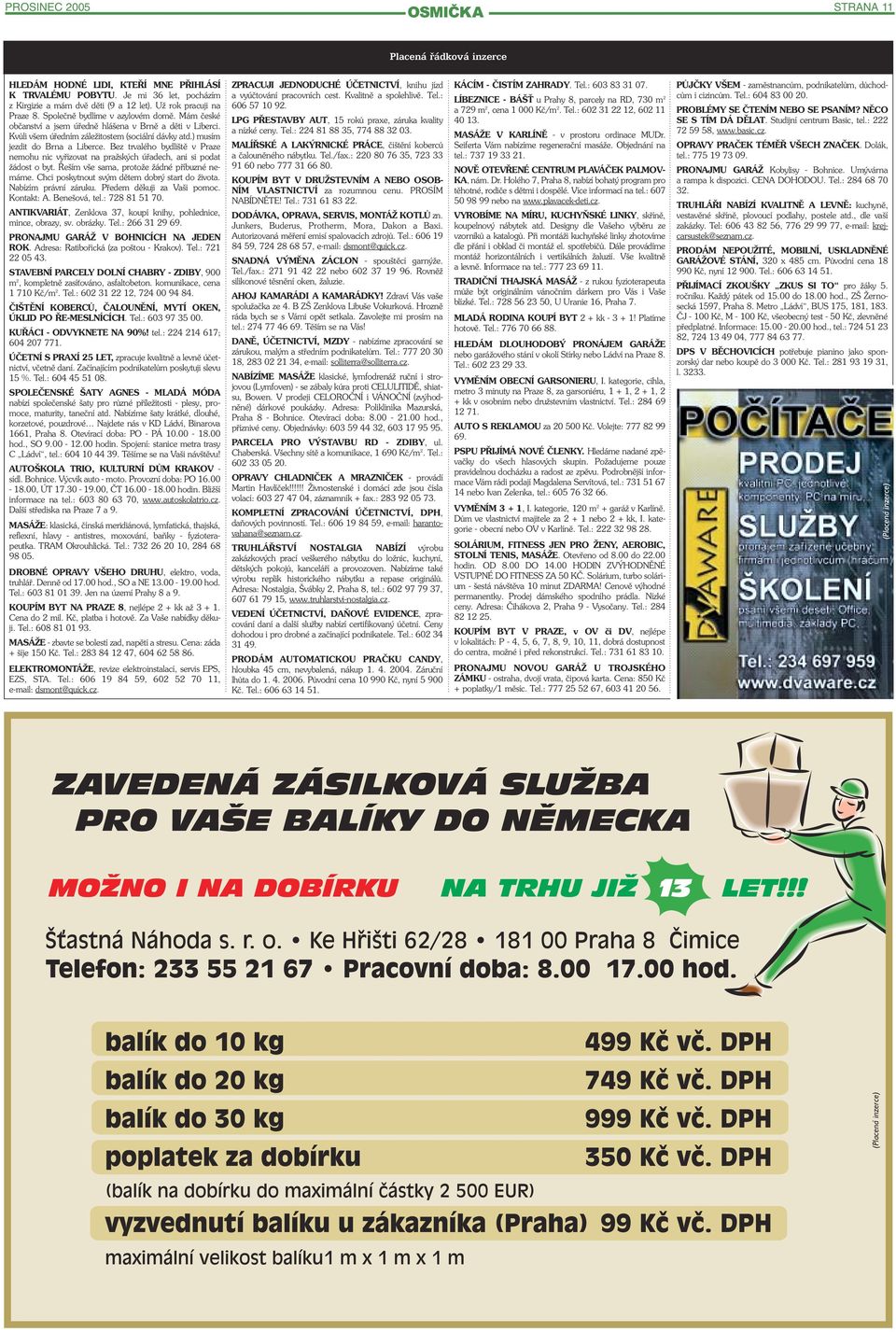 Bez trvalého bydliště v Praze nemohu nic vyřizovat na pražských úřadech, ani si podat žádost o byt. Řeším vše sama, protože žádné příbuzné ne máme. Chci poskytnout svým dětem dobrý start do života.