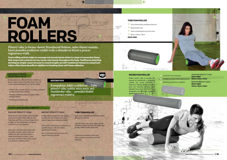 Foam rolling actively helps to massage out muscle fascla which is a layer of connective tissue that wraps and connects nerves, bones and muscle throughout the body.