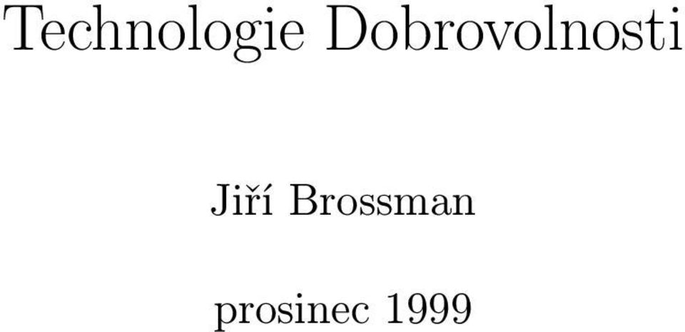 Jiří Brossman