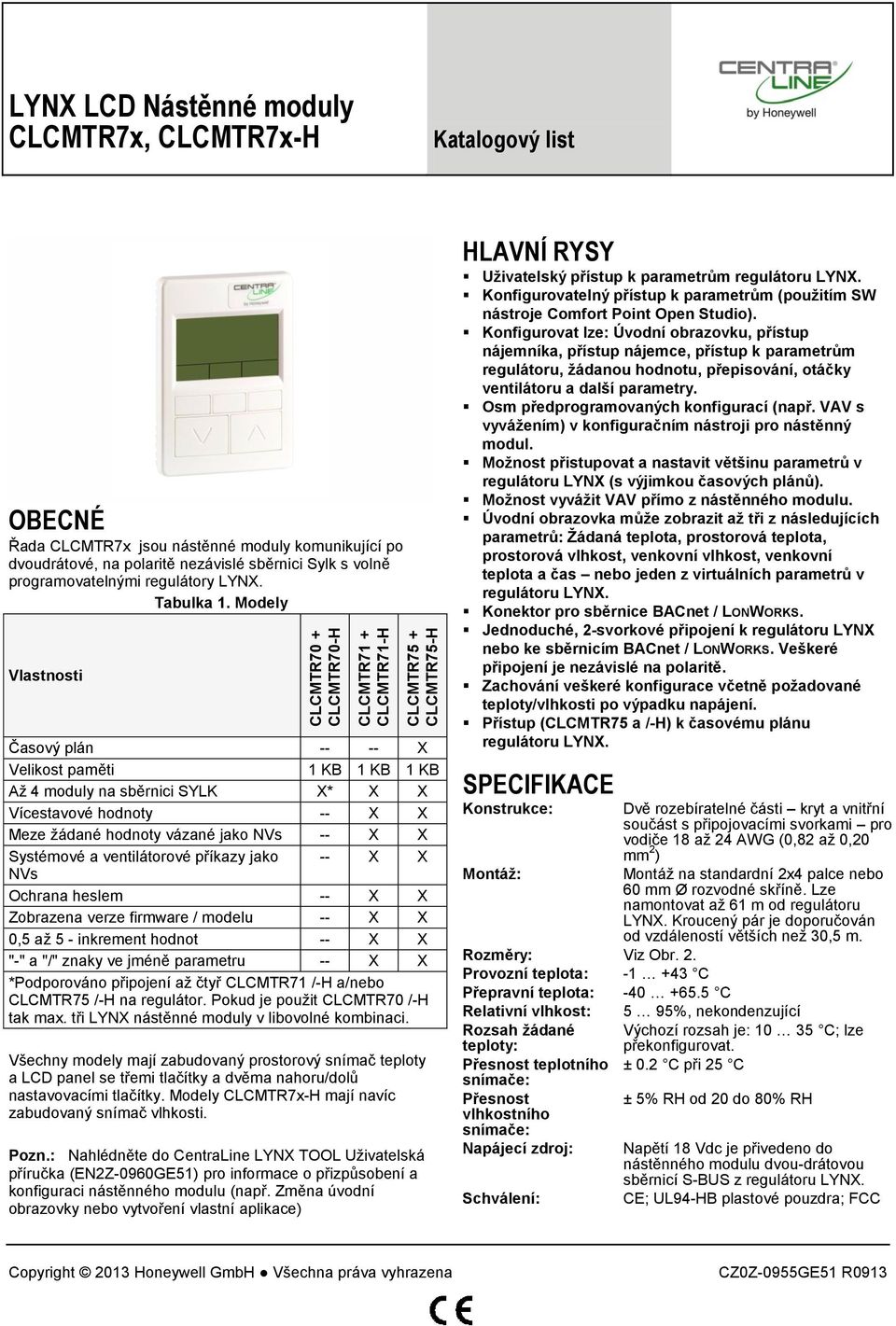 Modely Vlastnosti Časový plán -- -- X Velikost paměti 1 KB 1 KB 1 KB Až 4 moduly na sběrnici SYLK X* X X Vícestavové hodnoty -- X X Meze žádané hodnoty vázané jako NVs -- X X Systémové a