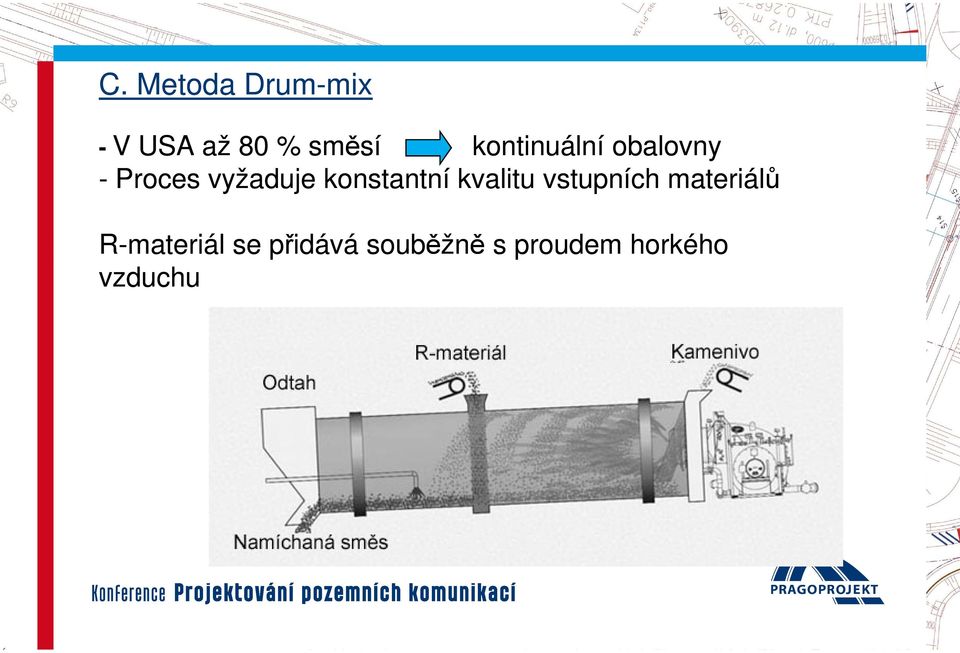 konstantní kvalitu vstupních materiálů