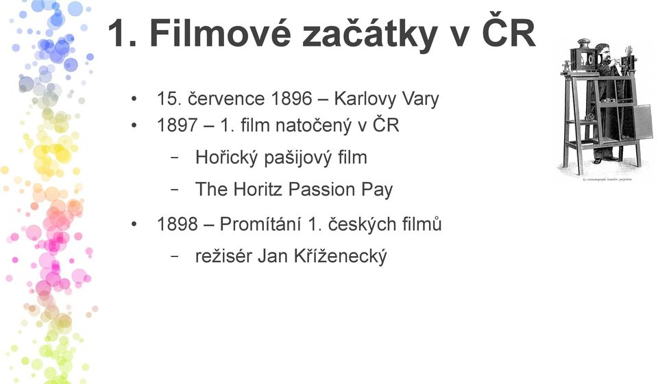 film natočený v ČR Hořický pašijový film The