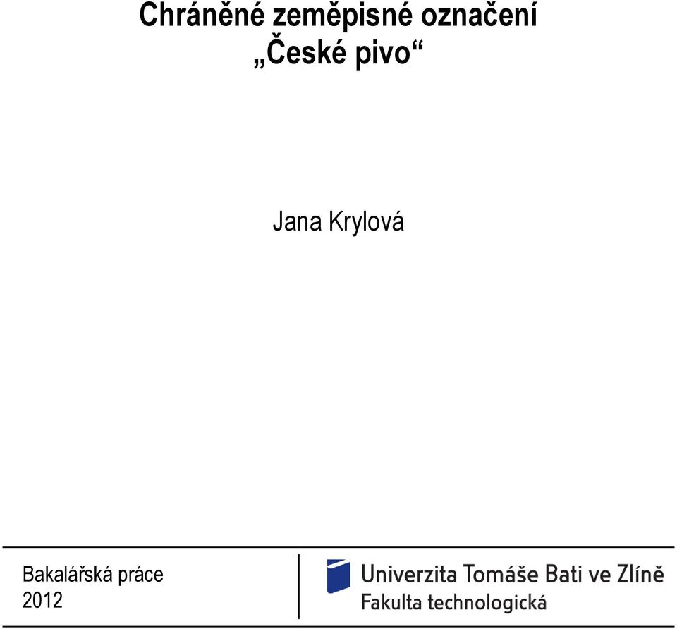 pivo Jana Krylová