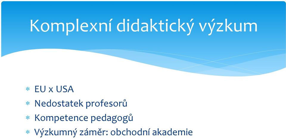 profesorů Kompetence