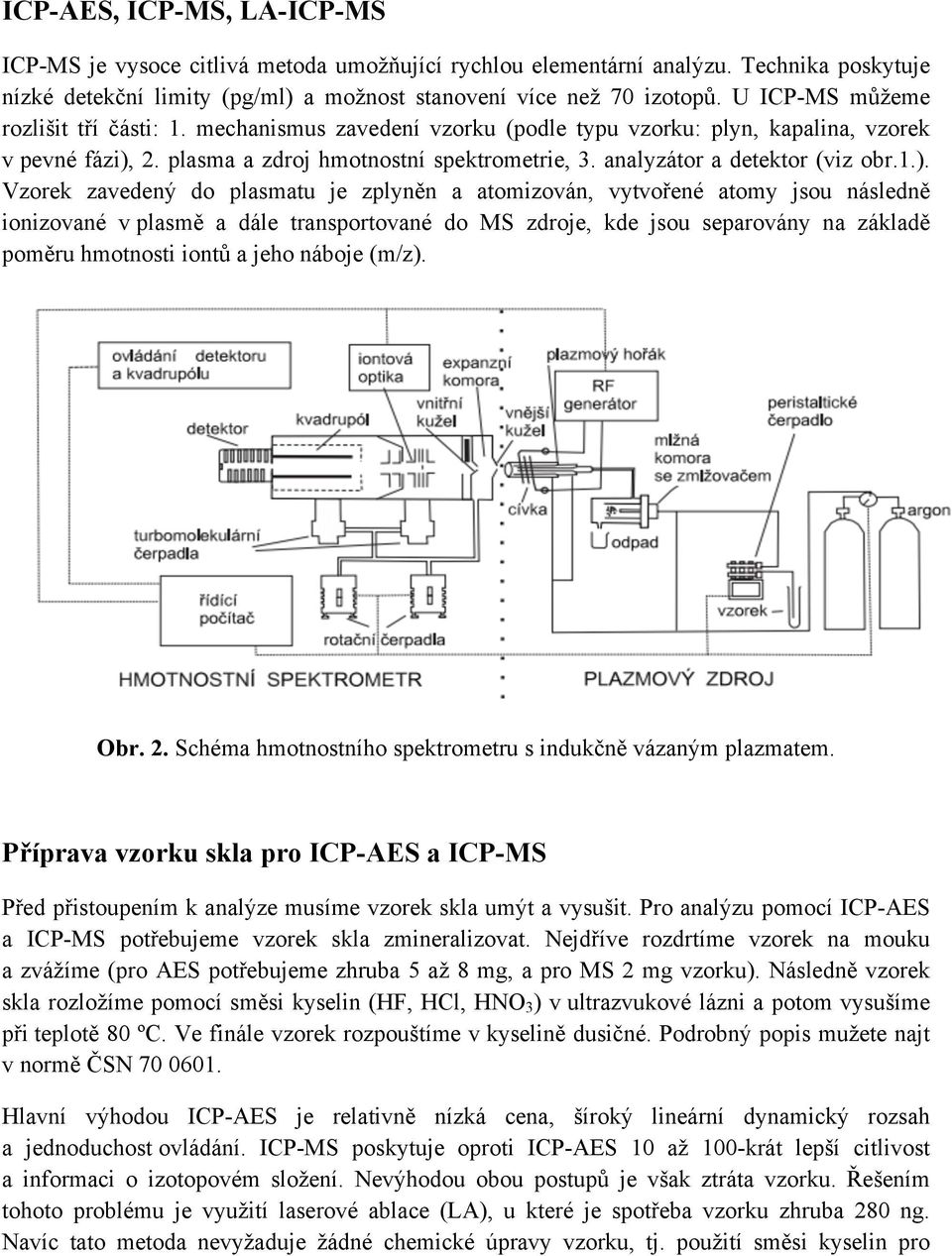 analyzátor a detektor (viz obr.1.).