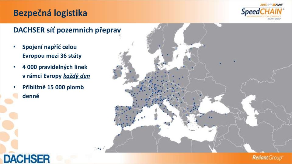 000 pravidelných linek v rámci Evropy