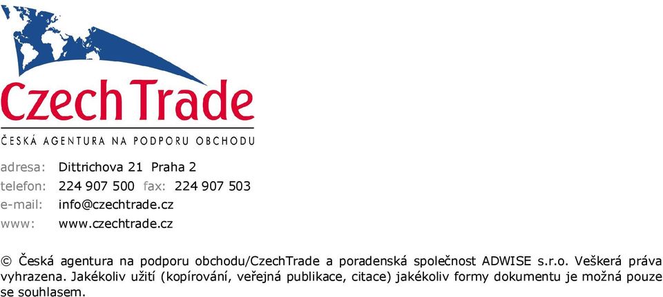 cz www: www.czechtrade.