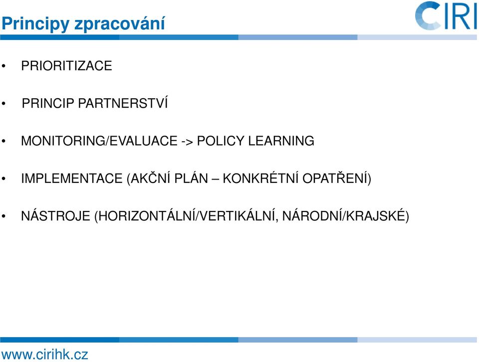 LEARNING IMPLEMENTACE (AKČNÍ PLÁN KONKRÉTNÍ