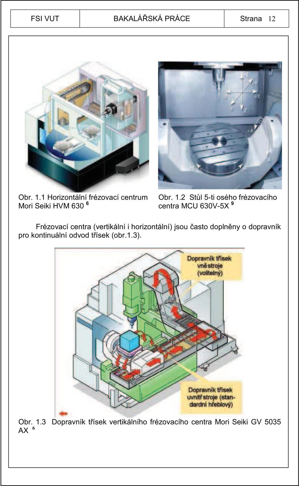 1 Horizontální frézovací centrum 2 St l 5-ti osého frézovacího Mori Seiki HVM 630 6