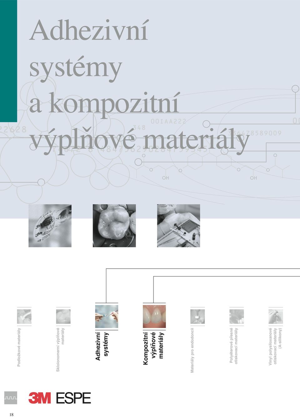 Kompozitní výplňové materiály Materiály pro endodoncii Polyéterové