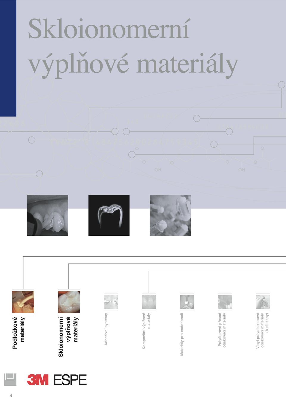 výplňové materiály Materiály pro endodoncii Polyéterové přesné