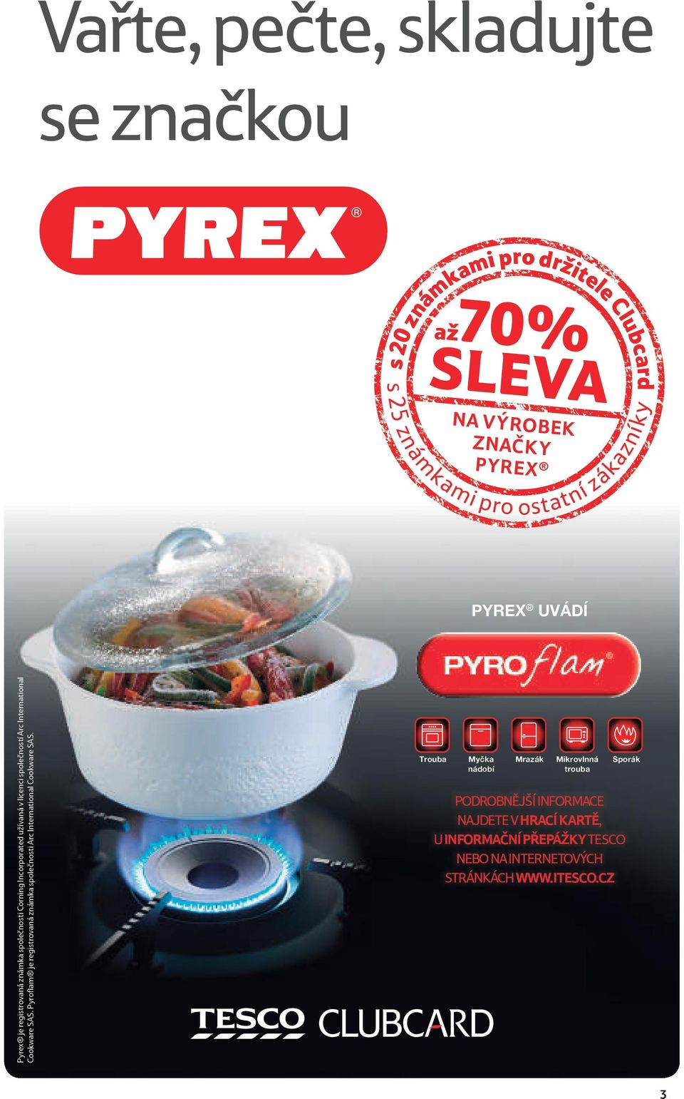 SAS. Pyroflam je registrovaná známka společnosti Arc International Cookware SAS.